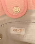 Mixed Fibers Small Deauville Tote Pink