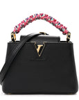 Taurillon Braided Capucines Mini Black