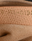 Grained Calfskin Mini Saddle Bag Beige