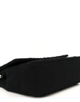 Wool Jumbo Chocolate Bar Mademoiselle Flap Black