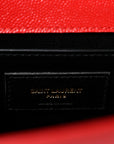 Grain De Poudre Medium Classic Monogram Kate Tassel Satchel Rouge Eros