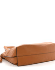 Calfskin Large Flamenco Knot Bag Warm Desert
