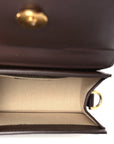 Smooth Calfskin Le Chiquito Noeud Dark Brown