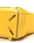 Calfskin Small Puzzle Bag Yellow