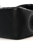 Lambskin Quilted Jumbo Double Flap So Black