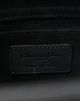 Ultra Matte Calfskin Cannage Medium Lady D1OR Black
