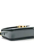 Shiny Calfskin Teen Triomphe Petrol