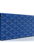 Goyardine Richelieu Wallet Sky Blue