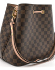 Damier Ebene Neonoe MM Venus Pink