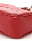 Pebbled Calfskin Small Soho Disco Bag Tabasco Red