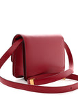 Box Calfskin Small Classic Box Flap Bag Red