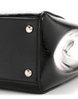 Patent Vitello Elite Petite 2Jours Tote Black