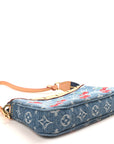 LV X TM Monogram Denim Cerises Pochette Accessories Blue