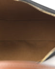 Canvas Calfskin Camouflage Ava Logo Triomphe Shoulder Bag Khaki