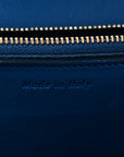 Goatskin Medium Classic Box Flap Bag Deepsea