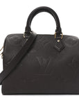 Empreinte Monogram Giant Speedy Bandouliere 25 Chocolate