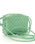Nappa Intrecciato Mini Loop Camera Bag Siren