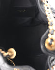 Caviar Quilted Medium CHNL 25 Handbag Black