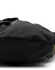Tessuto Nylon Bead Evening Bag Black