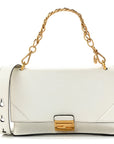 Agnello Old Shine F is FNDI Kan U Shoulder Bag White