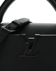 Taurillon Capucines East West MM Matte Black