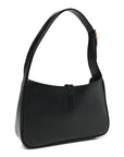 Smooth Calfskin Le 5 A 7 Hobo Black