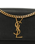Grain De Poudre Small Monogram Kate Satchel Black