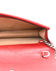 Calfskin Super Mini Dionysus Shoulder Bag Hibiscus Red
