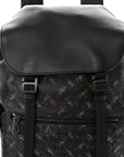 Calfskin Intrecciato Sassolungo Backpack Black Multicolor