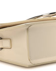 Smooth Calfskin Metal Flap Le Grand Bambino Light Ivory