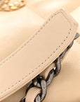 Lambskin Quilted Medium CHNL 19 Flap Beige