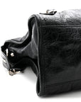 Agneau Classic Silver Hardware City Black