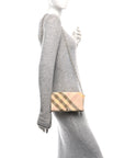 Jacquard Check Soft Snip Mini Chain Bag Teacup