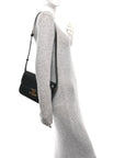 Shiny Calfskin Medium Triomphe Black