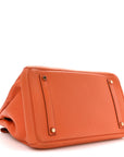 Togo Birkin 35 Orange