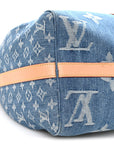 Denim Monogram New LV Remix Keepall Bandouliere 45 Blue