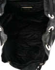 Tessuto Nylon Vela Cinch Backpack Black