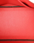 Togo Birkin 25 Rouge Pivoine