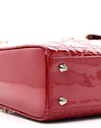 Patent Cannage Small Lady D1OR Cherry Red