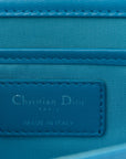 Lambskin Cannage Lady D1OR Convertible Clutch Blue