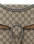 GG Supreme Monogram Medium Dionysus Shoulder Bag Taupe