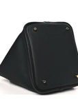 Taurillon Clemence Picotin Lock 22 MM Black