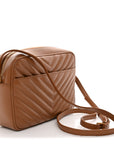 Calfskin Matelasse Monogram Lou Camera Bag Cinnamon