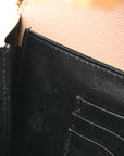 Grain De Poudre Monogram Cassandra Chain Wallet Dark Beige