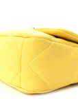 Lambskin Quilted Medium CHNL 19 Flap Yellow