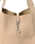 Smooth Calfskin Small Le 5 A 7 Soft Hobo Sea Salt