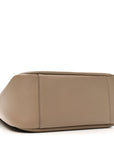 Smooth Calfskin Small Le 5 A 7 Soft Hobo Dusty Grey