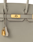 Togo Birkin 30 Gris Perle