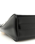 Spazzolato Mini Zippered Tote Black