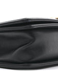 Calfskin Braided Medium Boy Flap Black